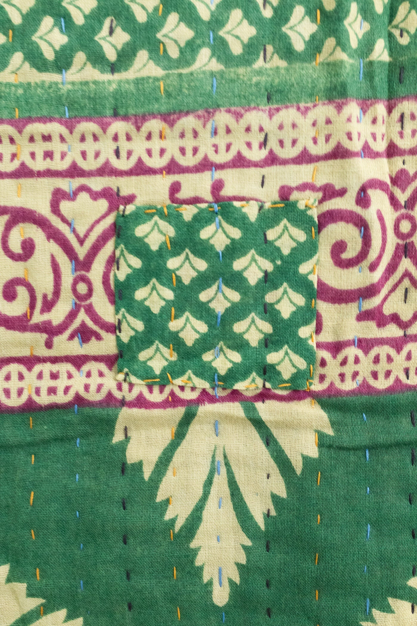 Wholehearted Kantha Throw Blanket