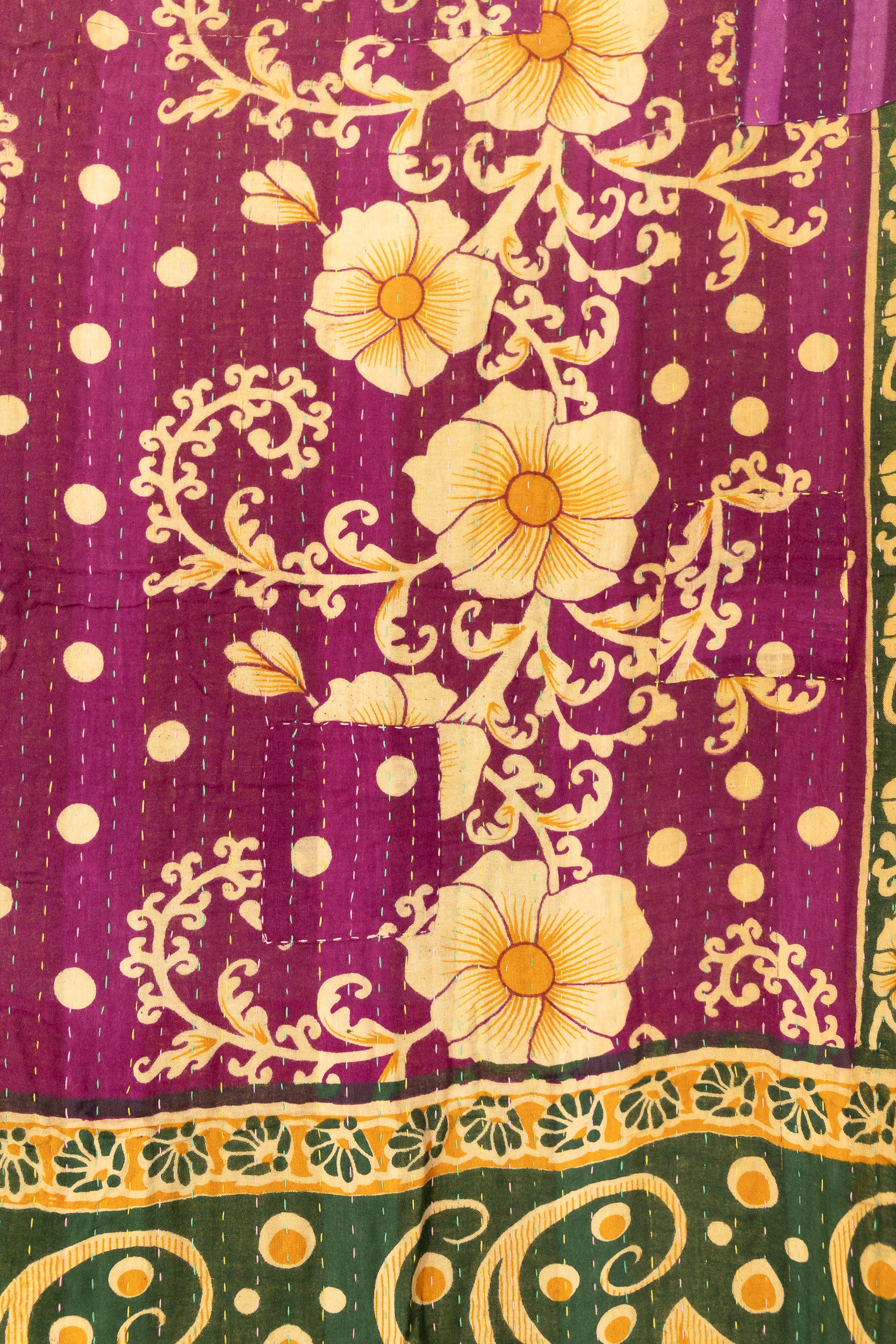 Willow Kantha Throw