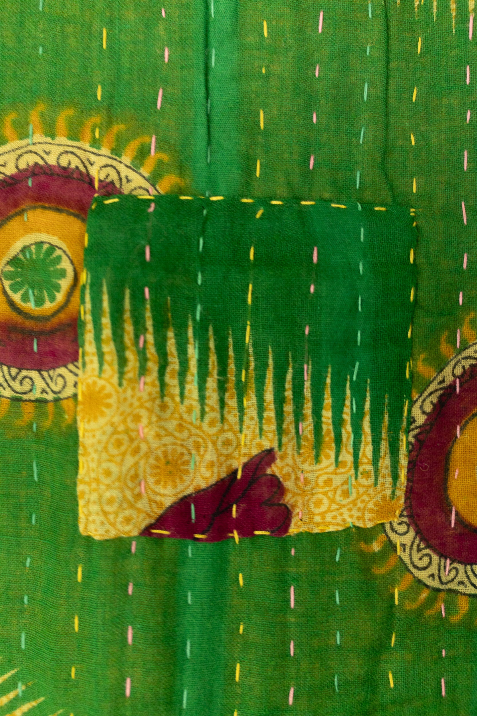 Willow Kantha Throw
