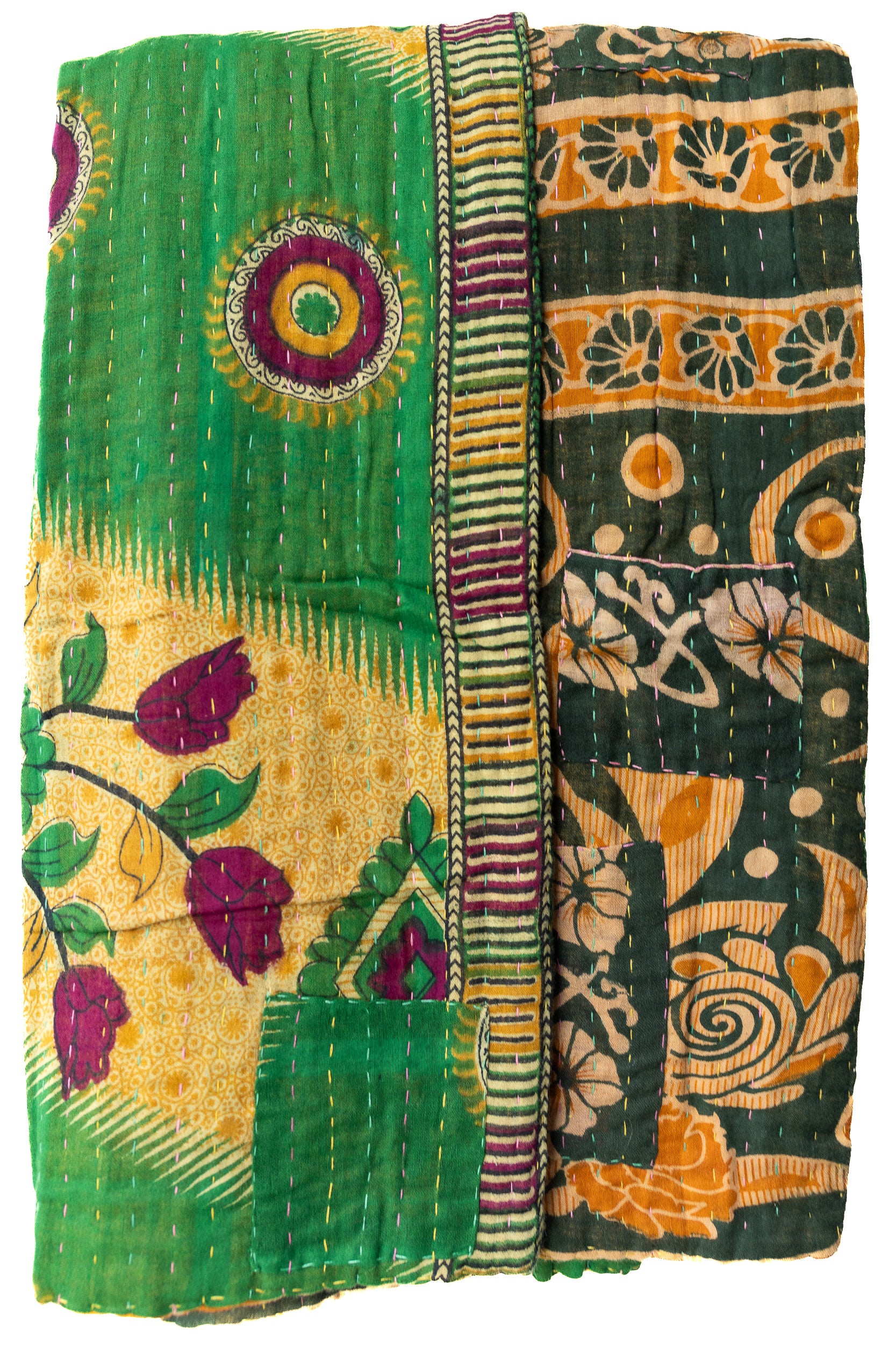 Willow Kantha Throw