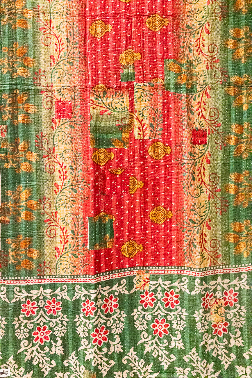 Kantha Holiday Throw