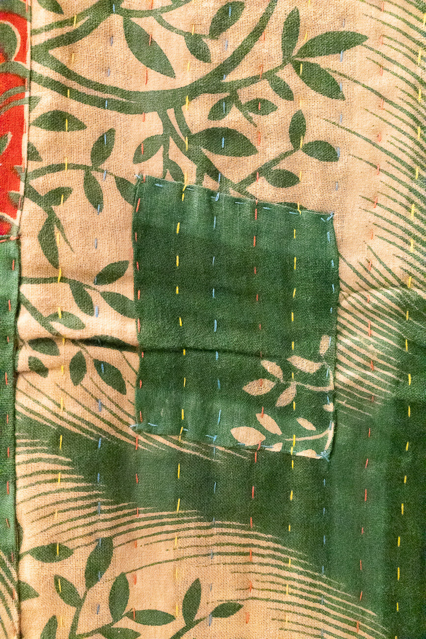 Wish Kantha Christmas Throw