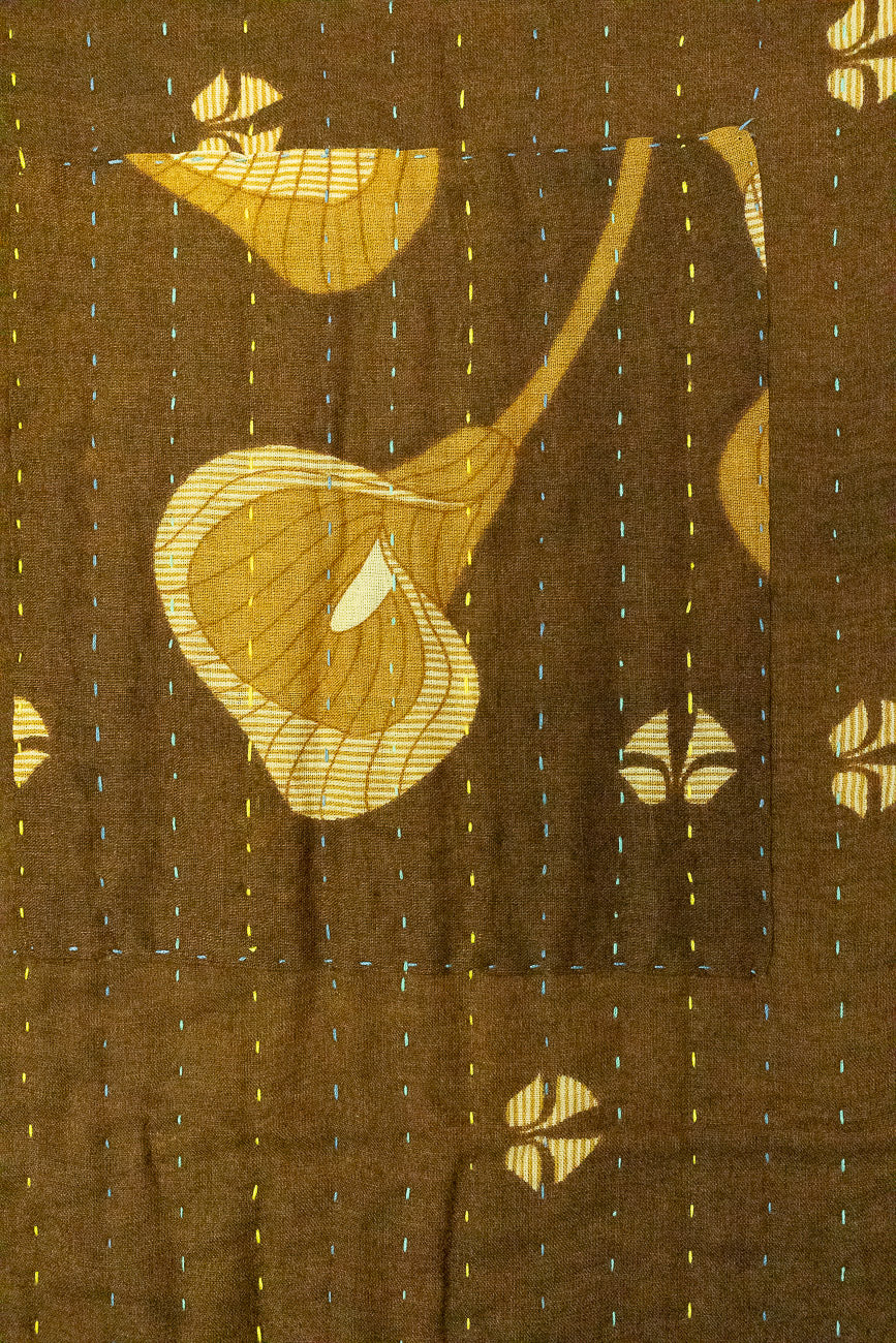 Wistful Kantha Throw