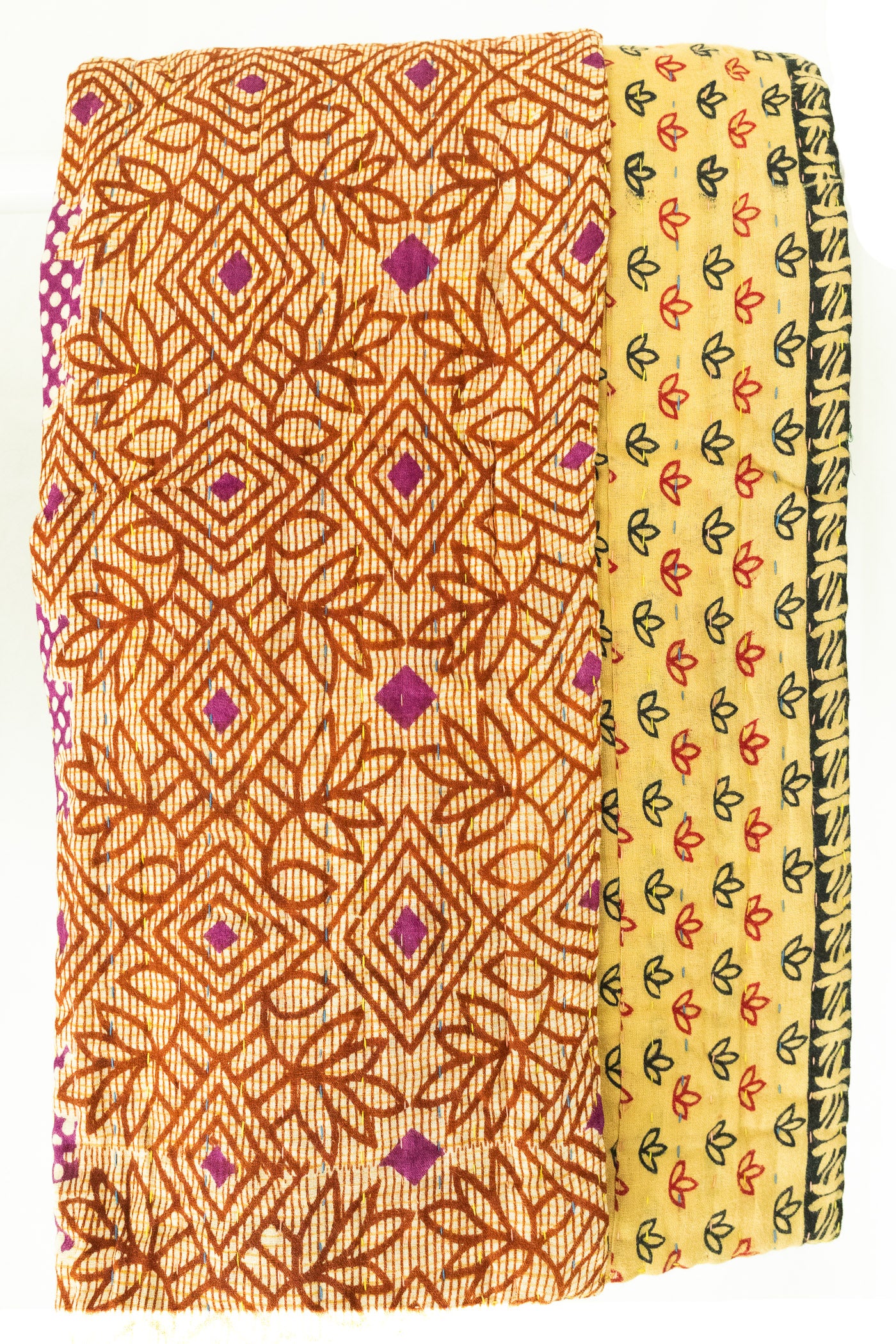 Writer Kantha Throw Blanket