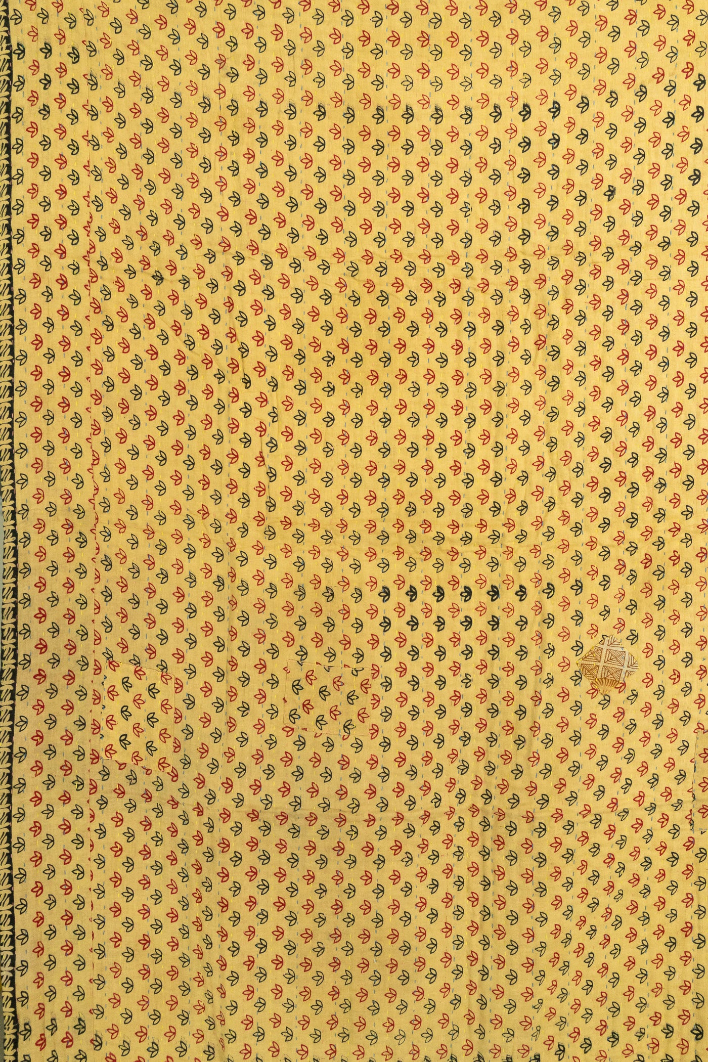 Writer Kantha Throw Blanket