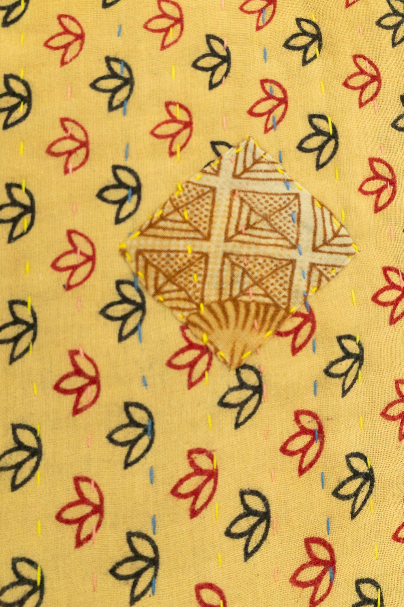 Writer Kantha Throw Blanket