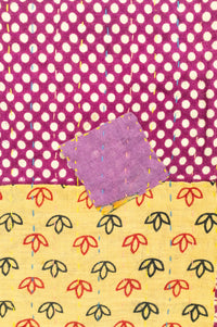 Writer Kantha Throw Blanket