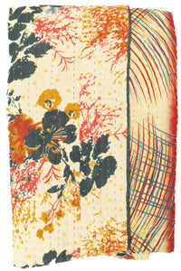 Yearning Kantha Throw Blanket