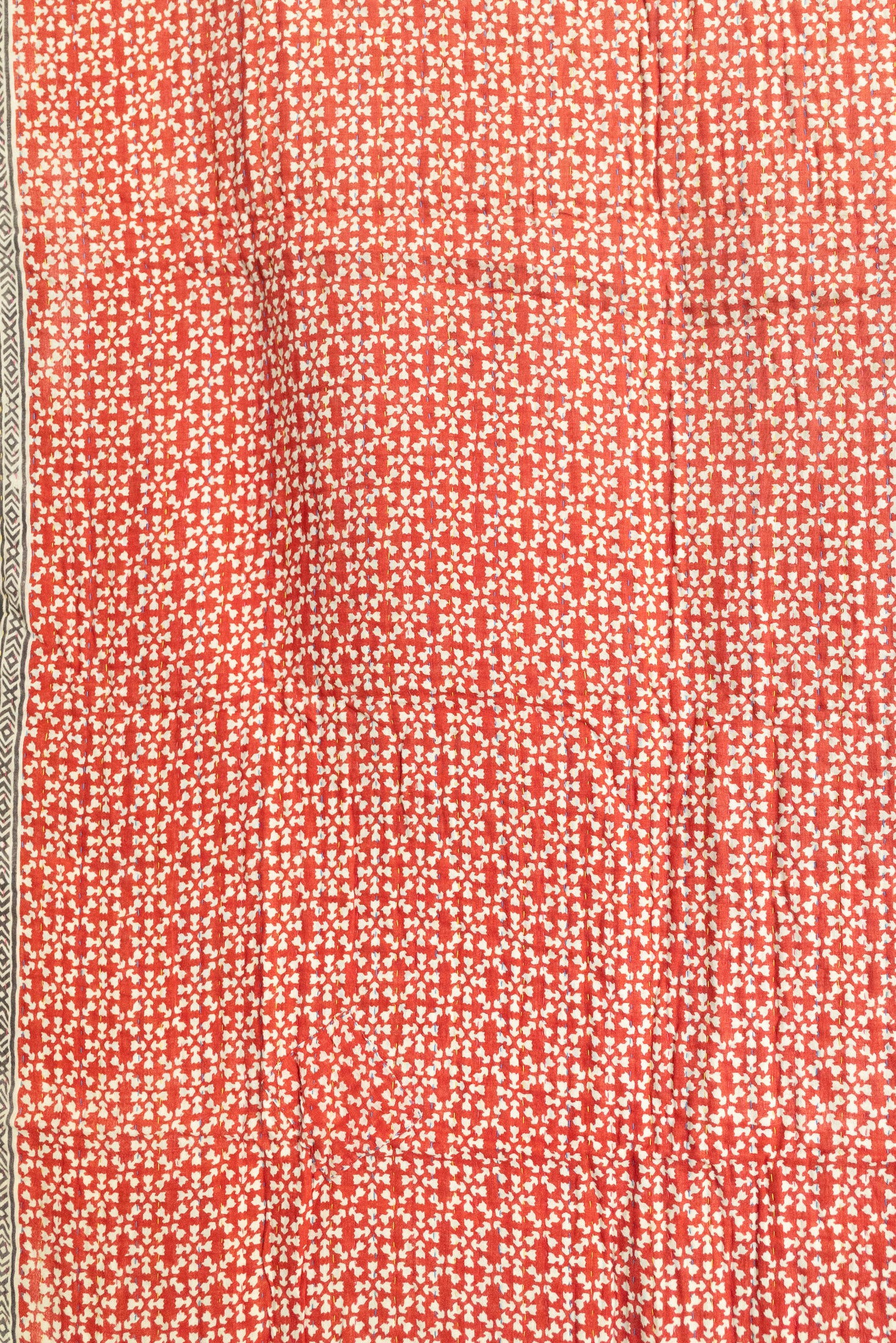 Yuletide Holiday Kantha Blanket