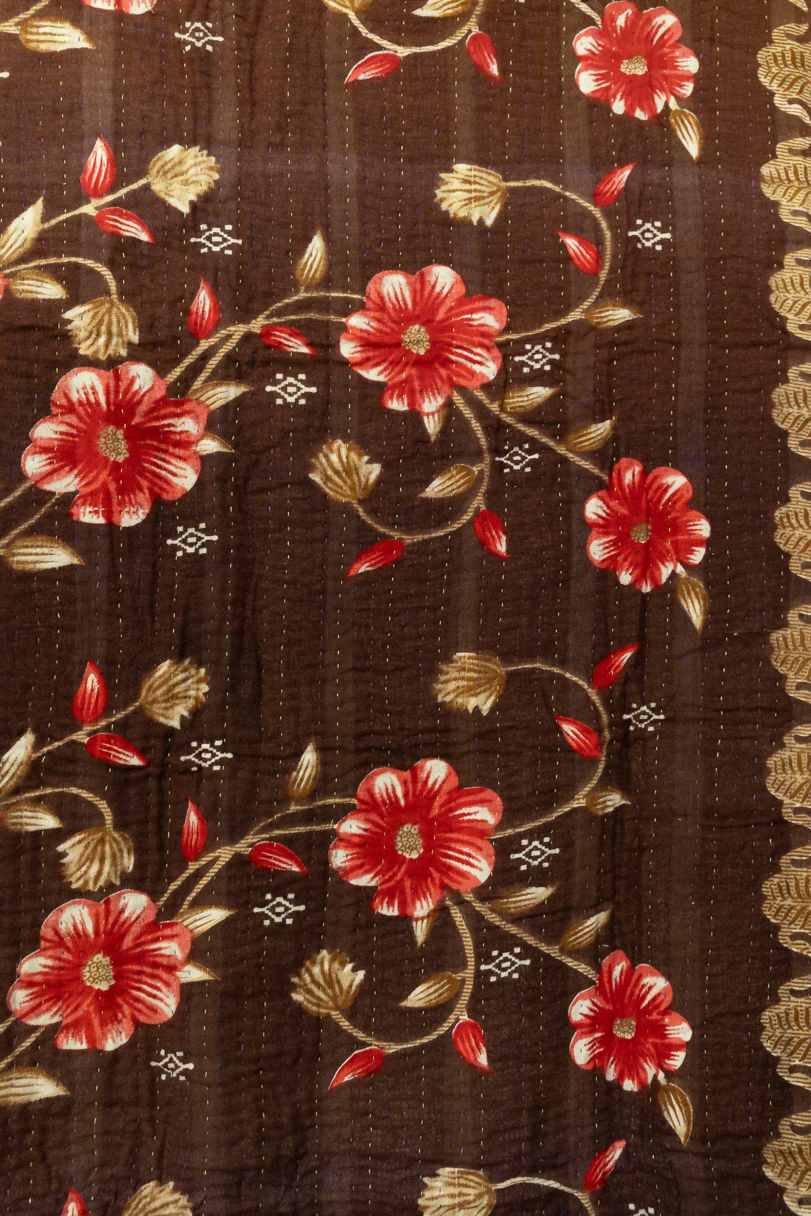 Zinnia Kantha Throw