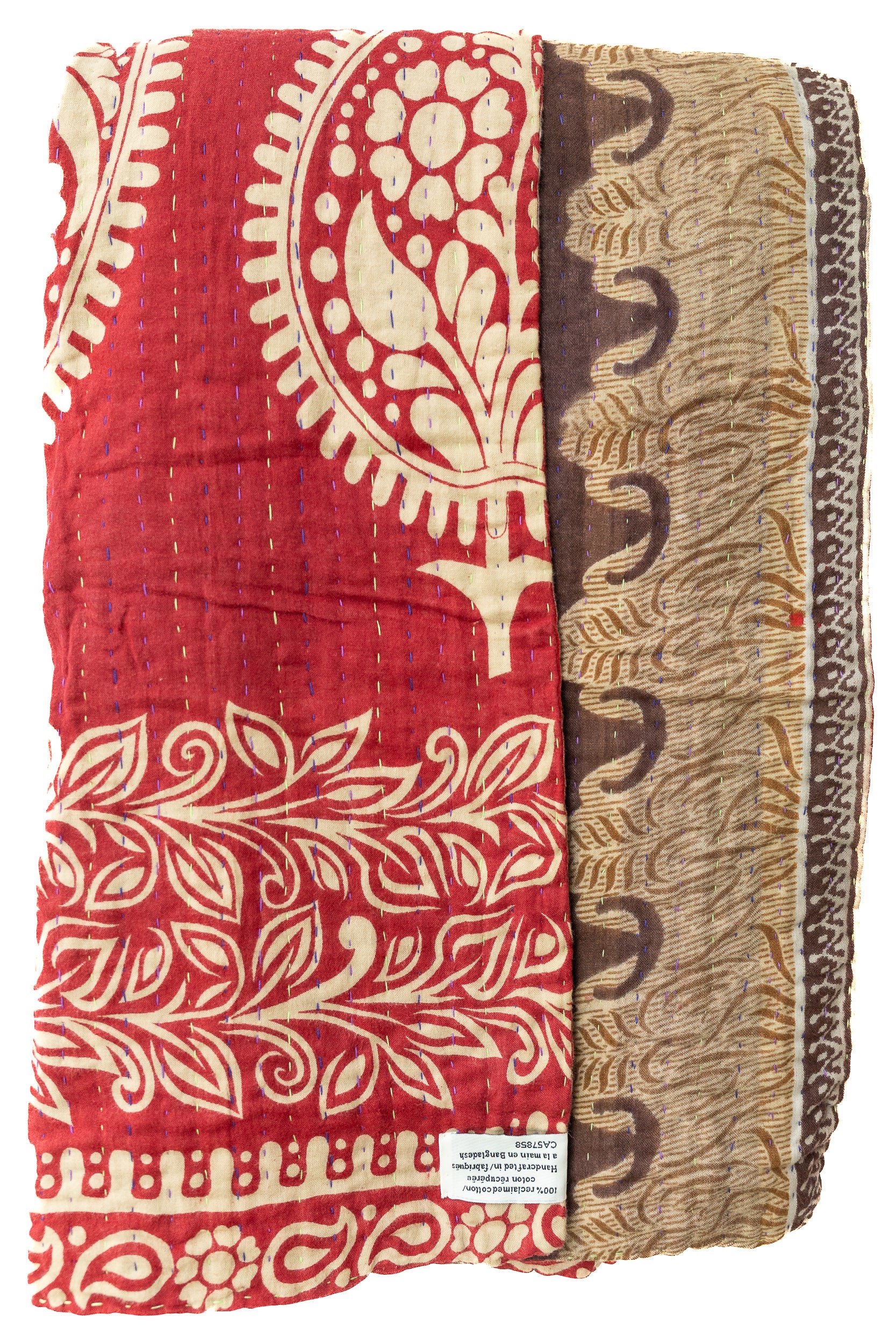 Zinnia Kantha Throw