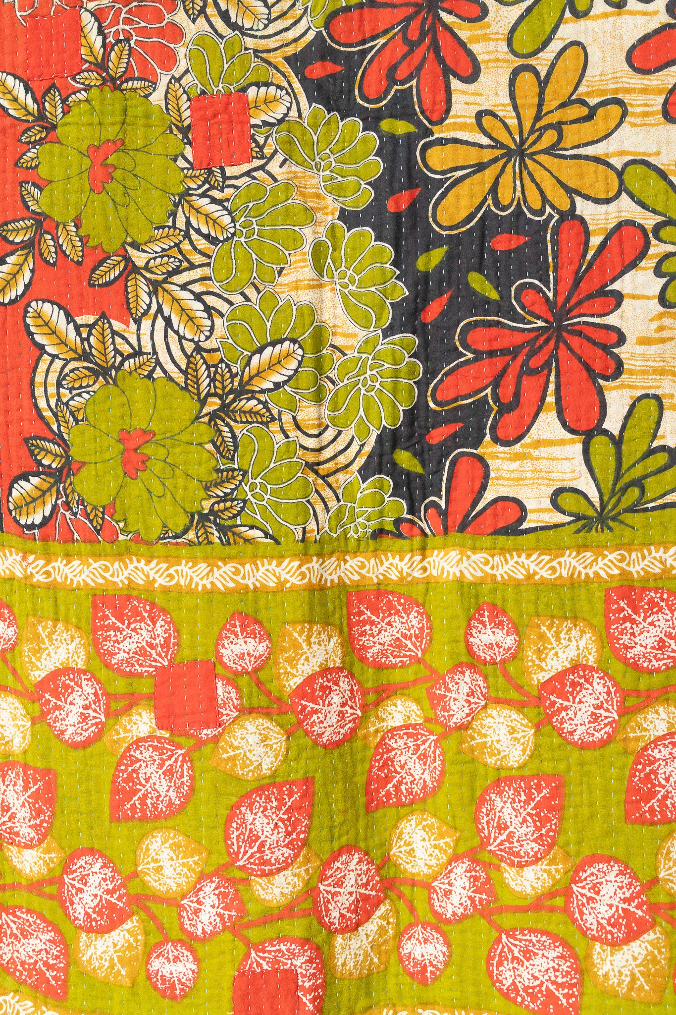 Zinnia Kantha Throw
