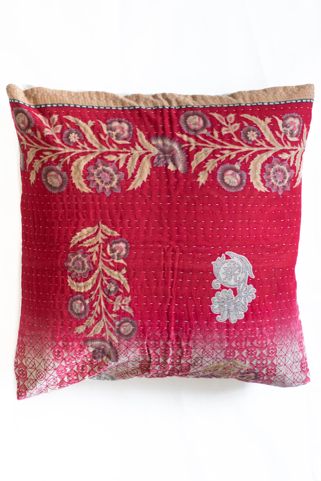 Dignity no. 3 Kantha Pillow Cover