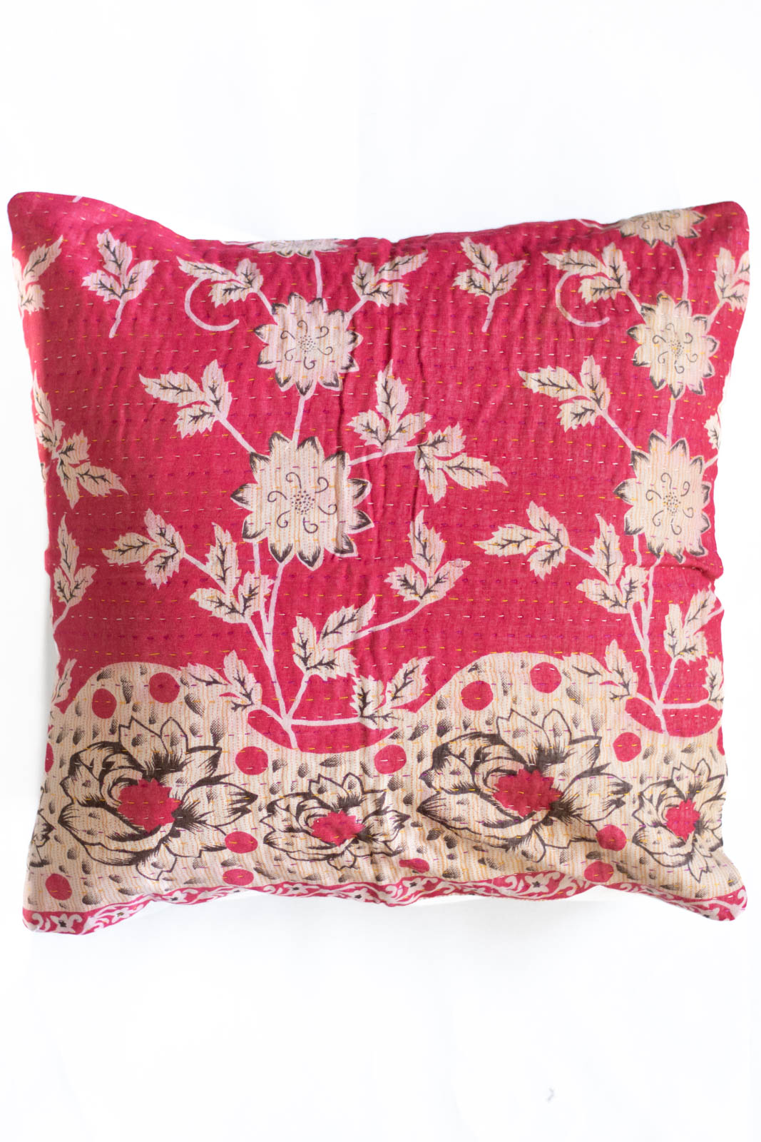 Triumph no. 7 Kantha Pillow Cover