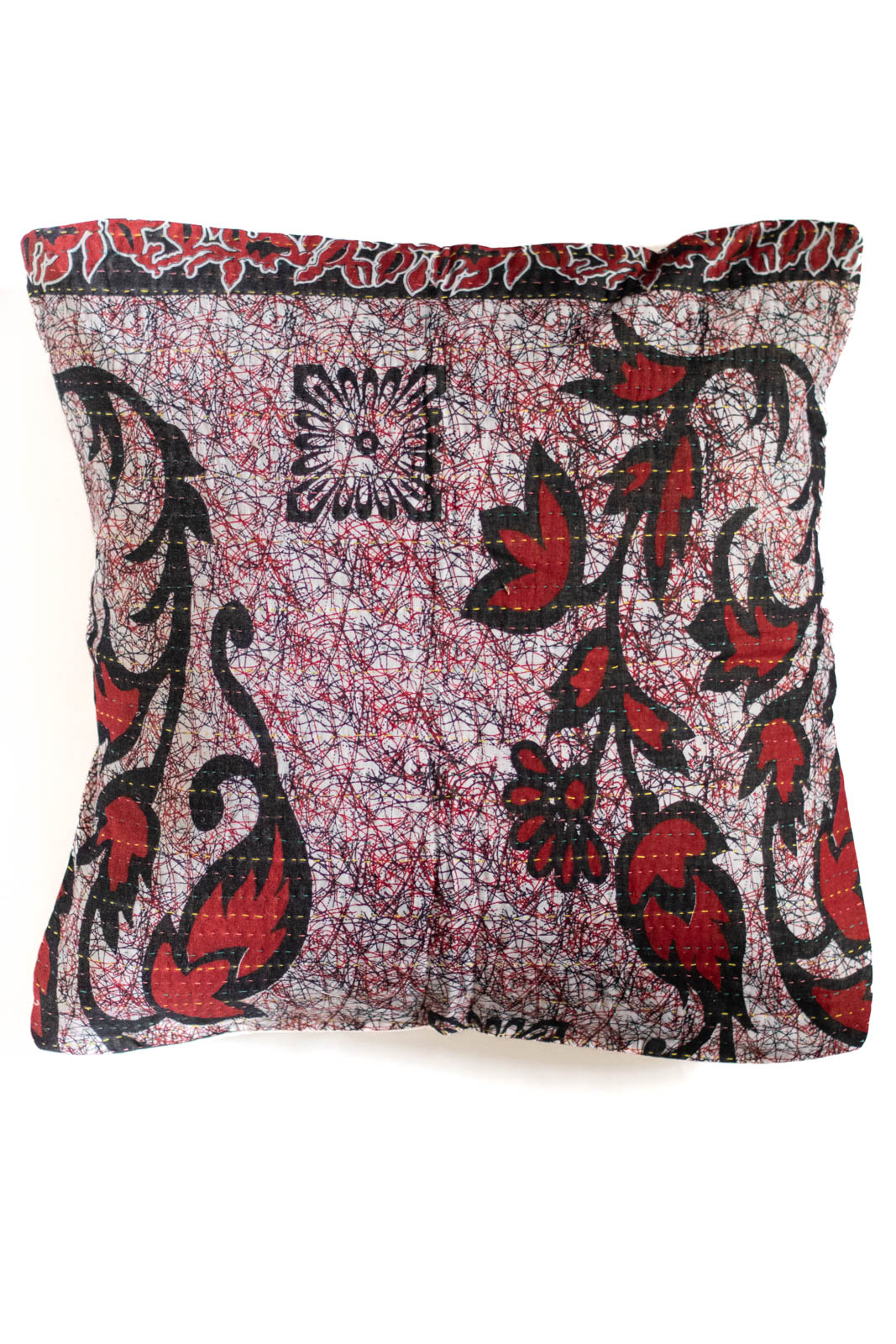Mighty no. 4 Kantha Pillow Cover