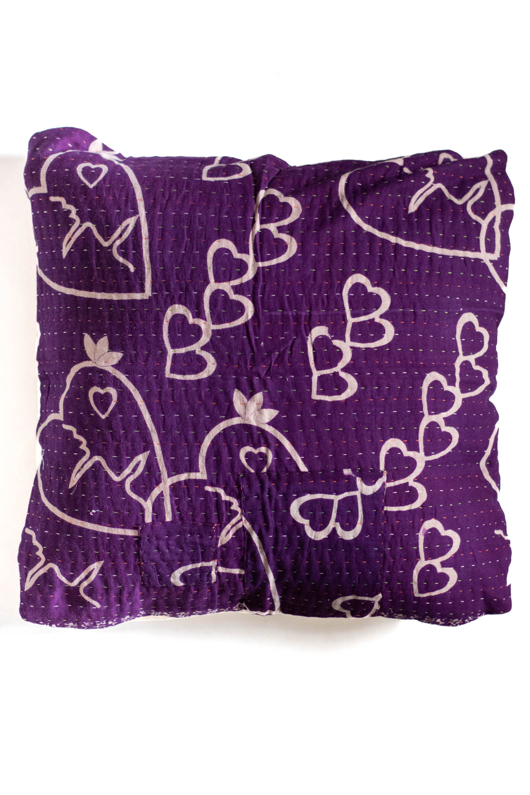 Mighty no. 7 Kantha Pillow Cover