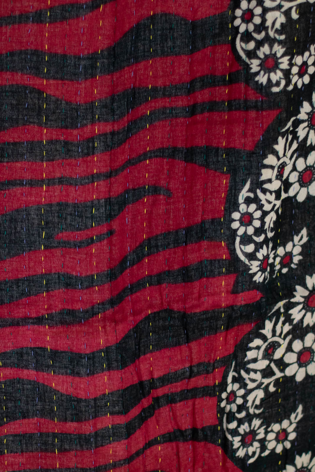 Upwards Kantha Throw