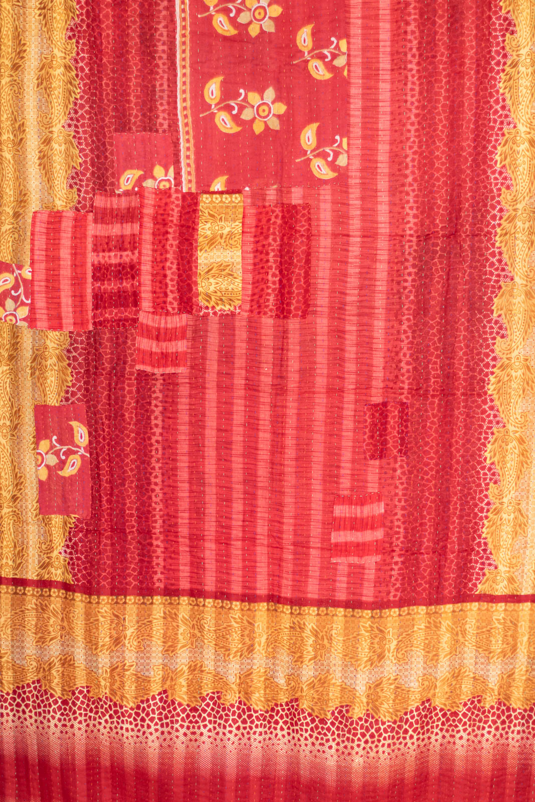 Chart Kantha Throw