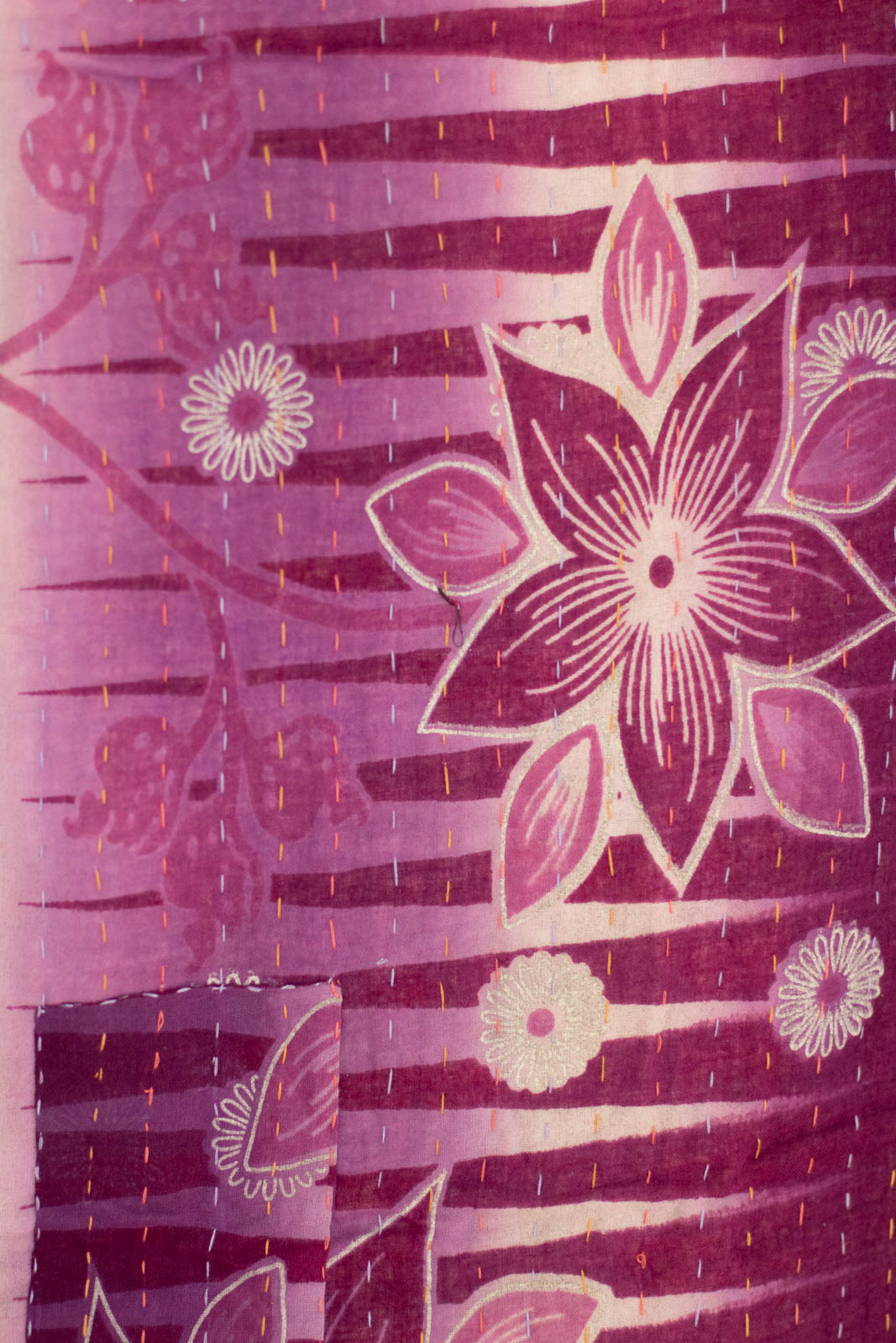 Course Kantha Throw