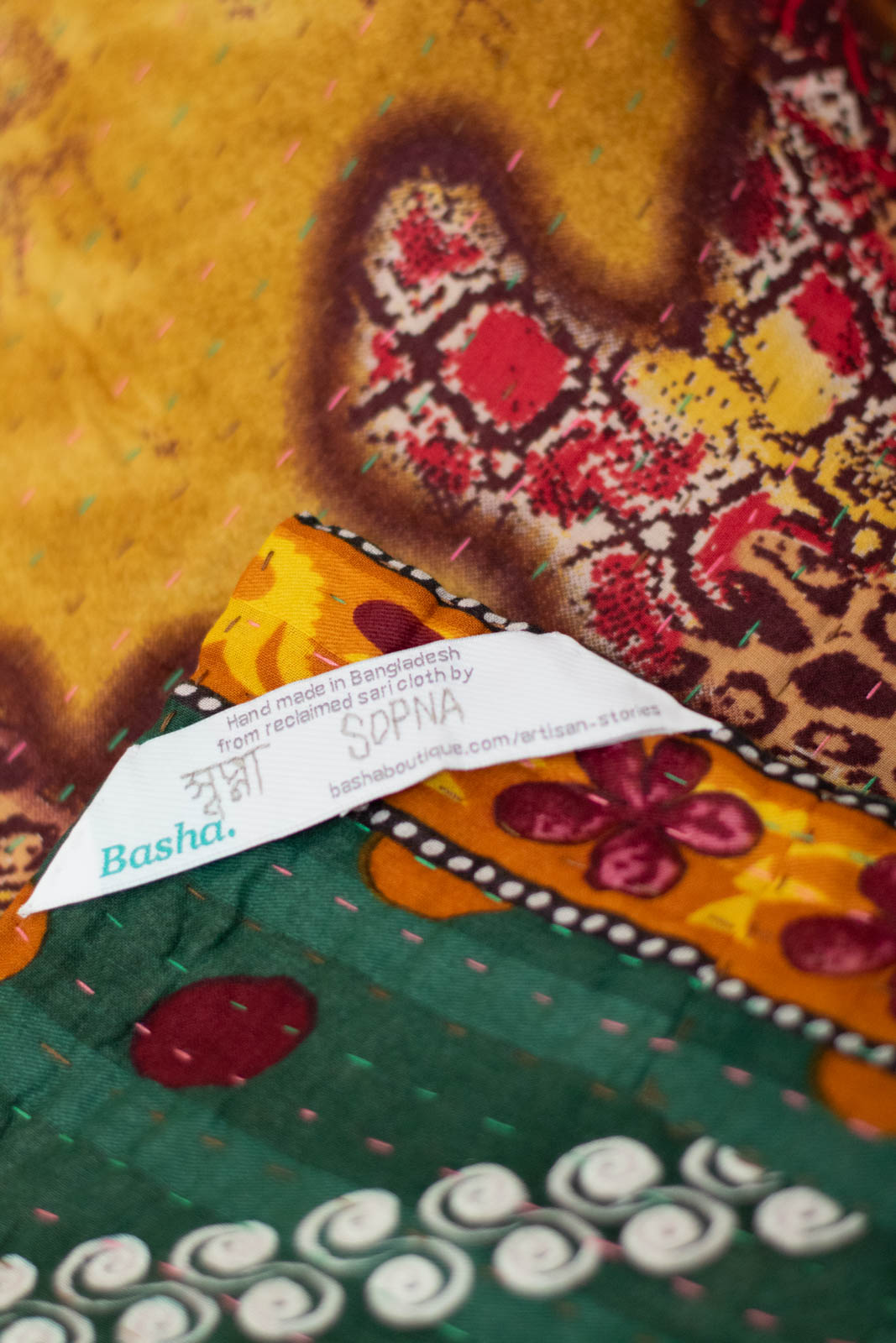 Definite Kantha Throw