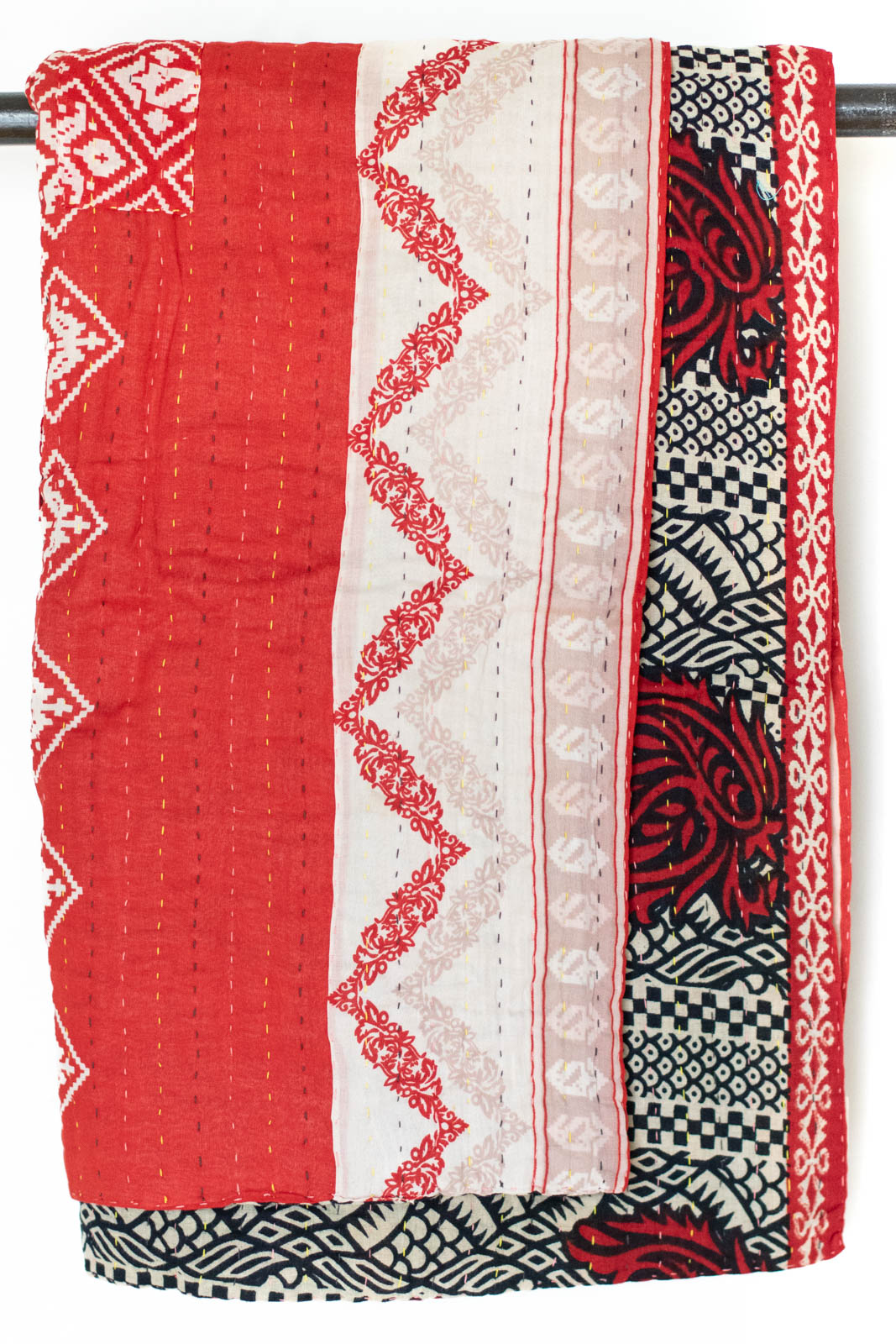Kantha Throw Bed Quilt