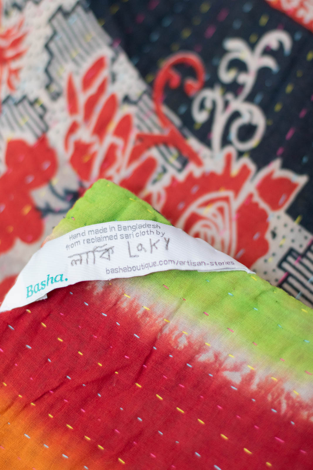 Likely Kantha Throw