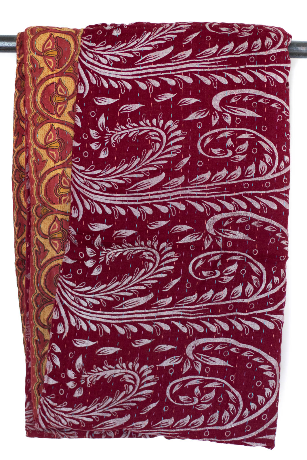 Kantha Throw Bed Quilt