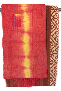 Kantha Throw Bed Quilt