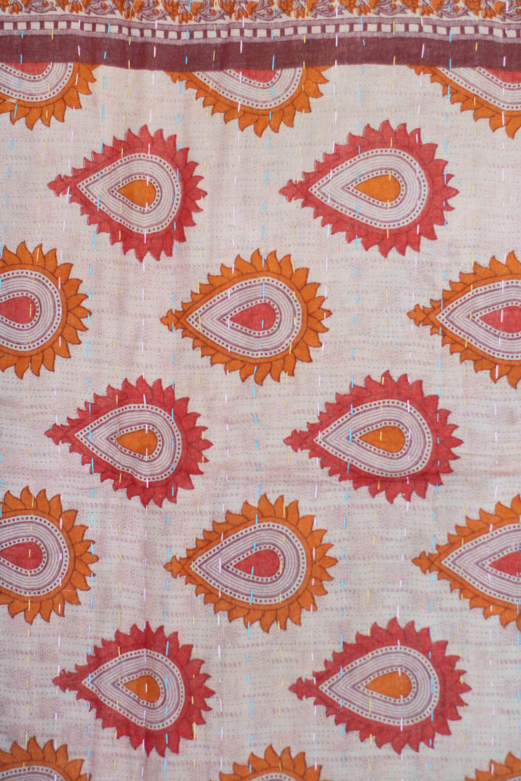 Conquer Kantha Throw