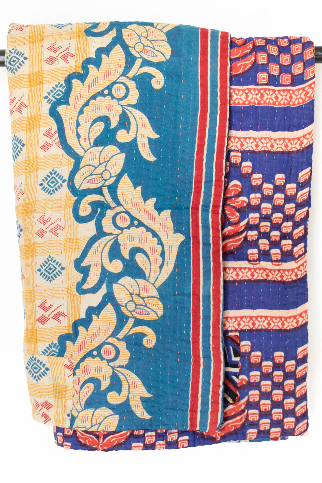 Kantha Throw Bed Quilt