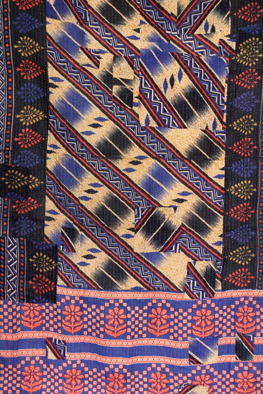 Scale Kantha Throw