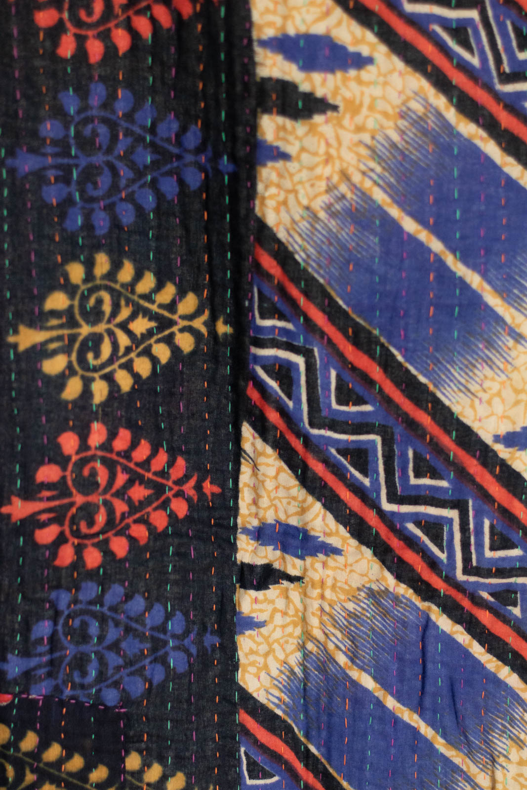Scale Kantha Throw
