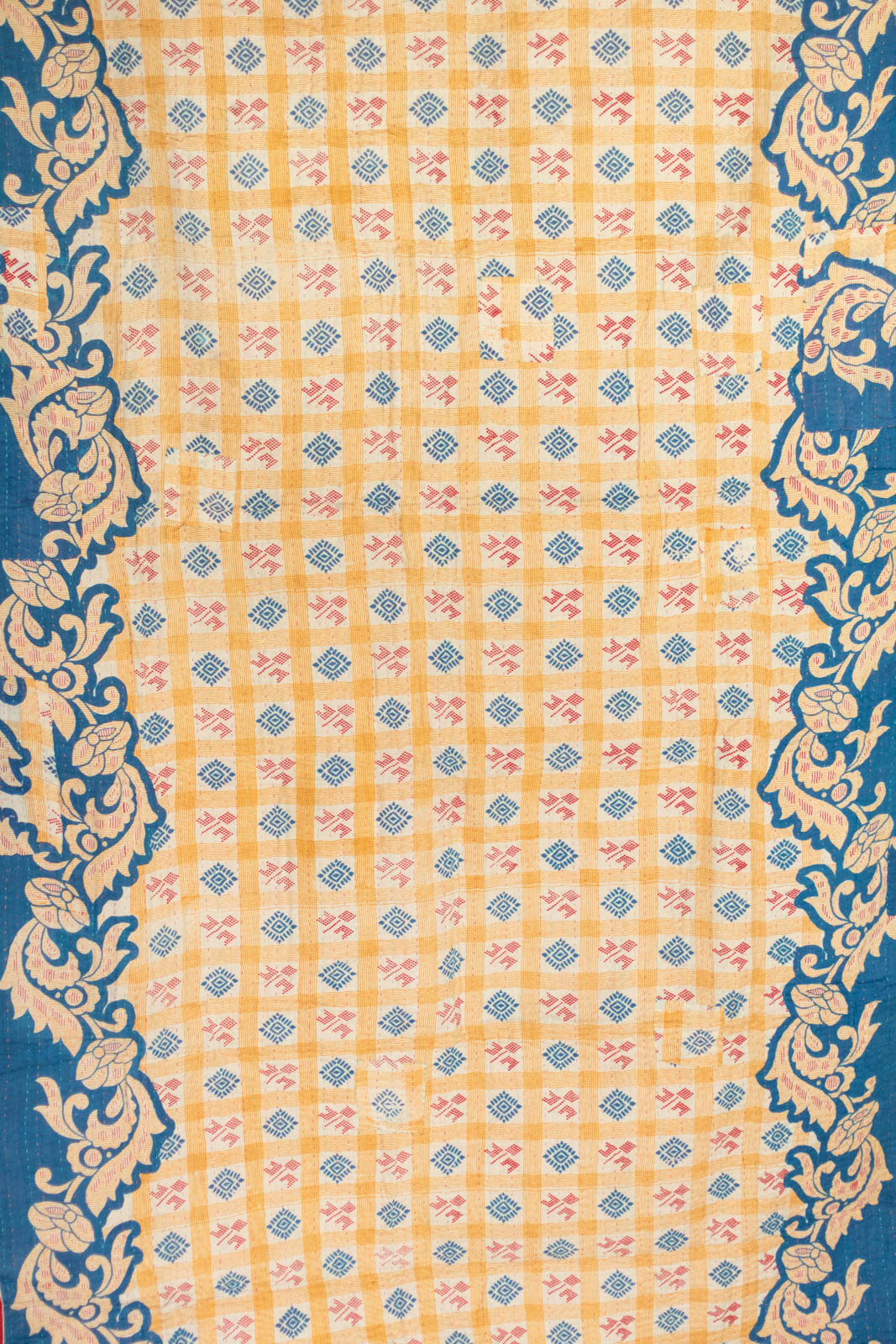Scale Kantha Throw