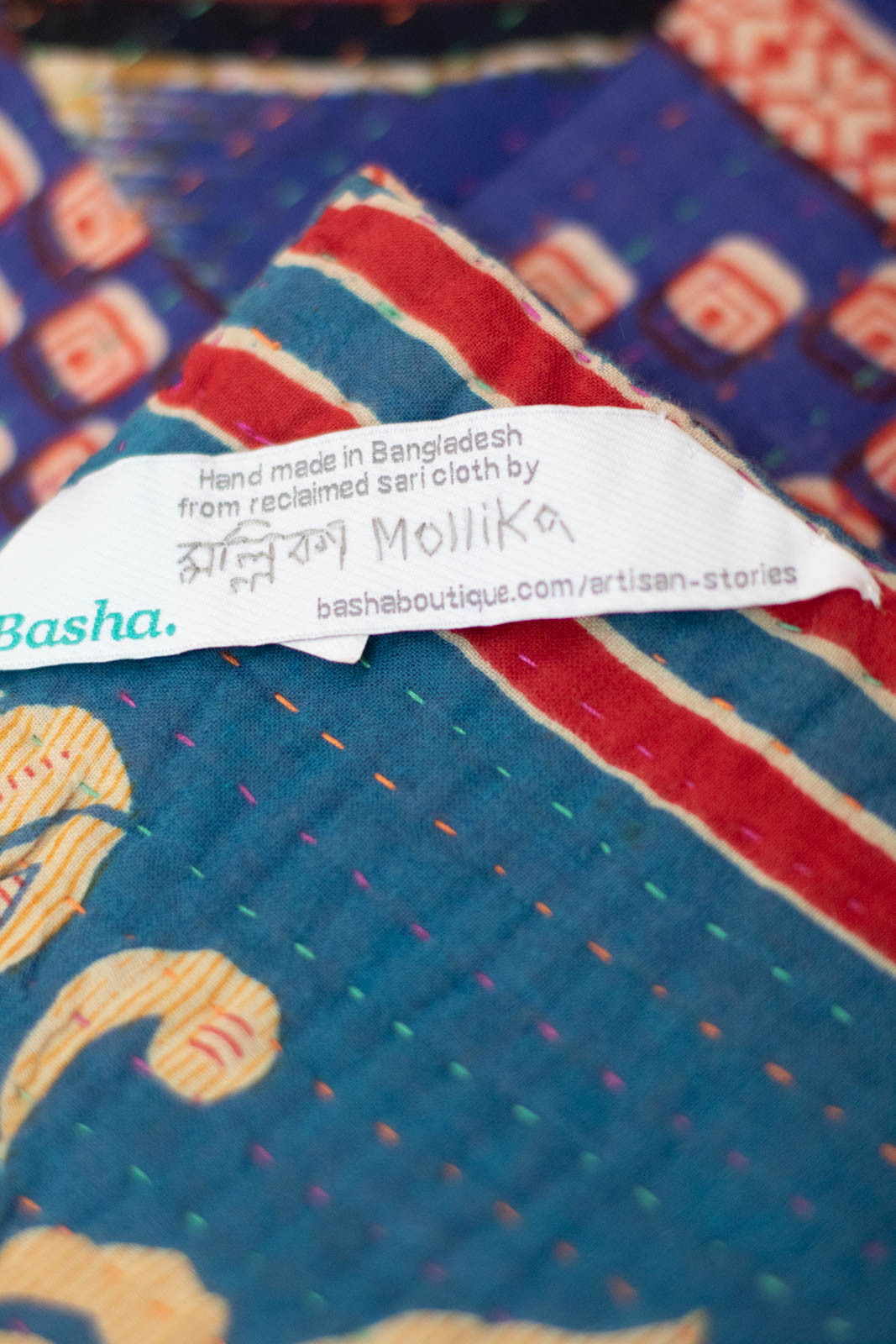 Scale Kantha Throw