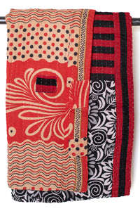 Kantha Throw Bed Quilt