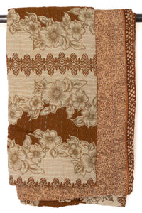 Kantha Throw Bed Quilt