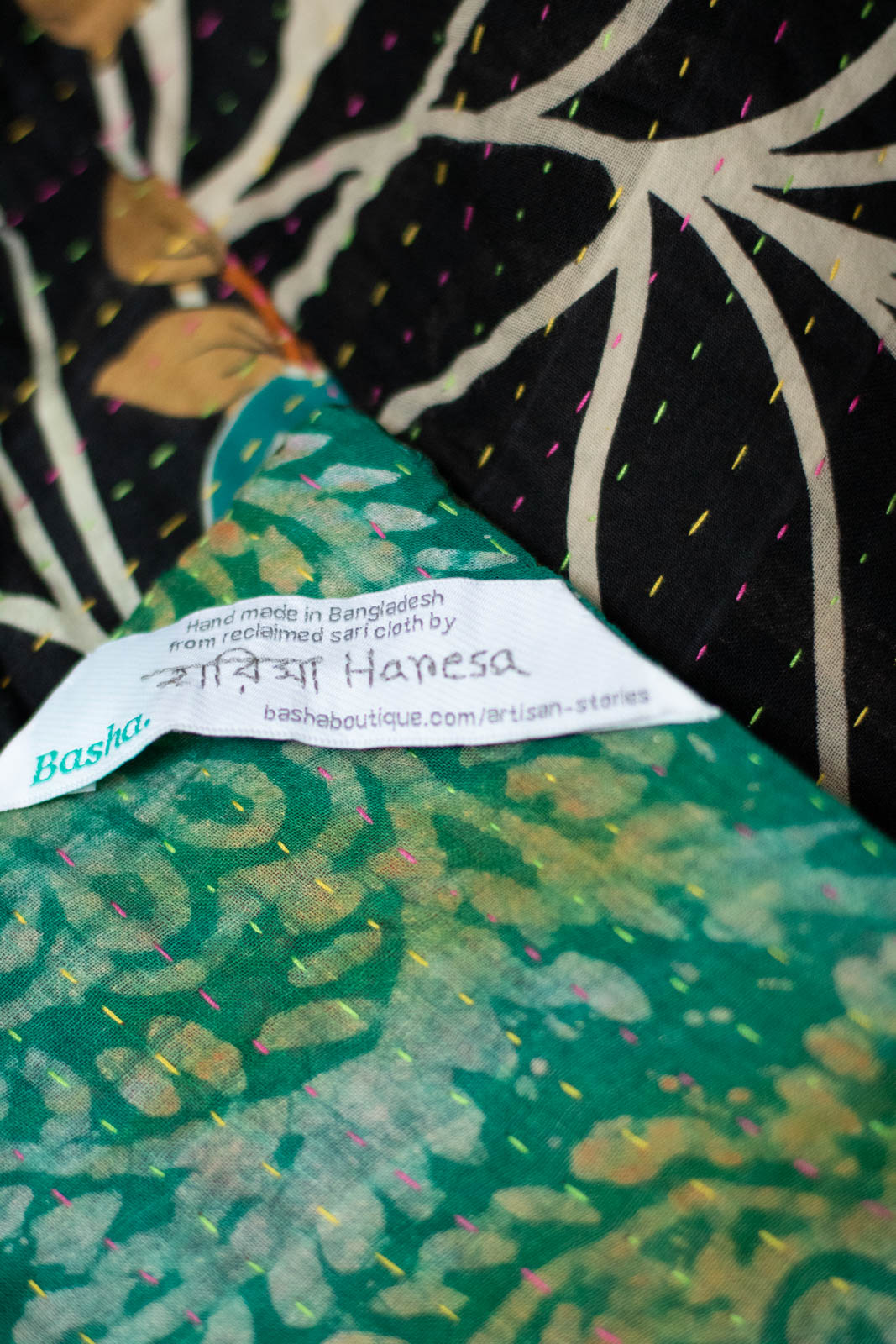 Paradise Kantha Throw