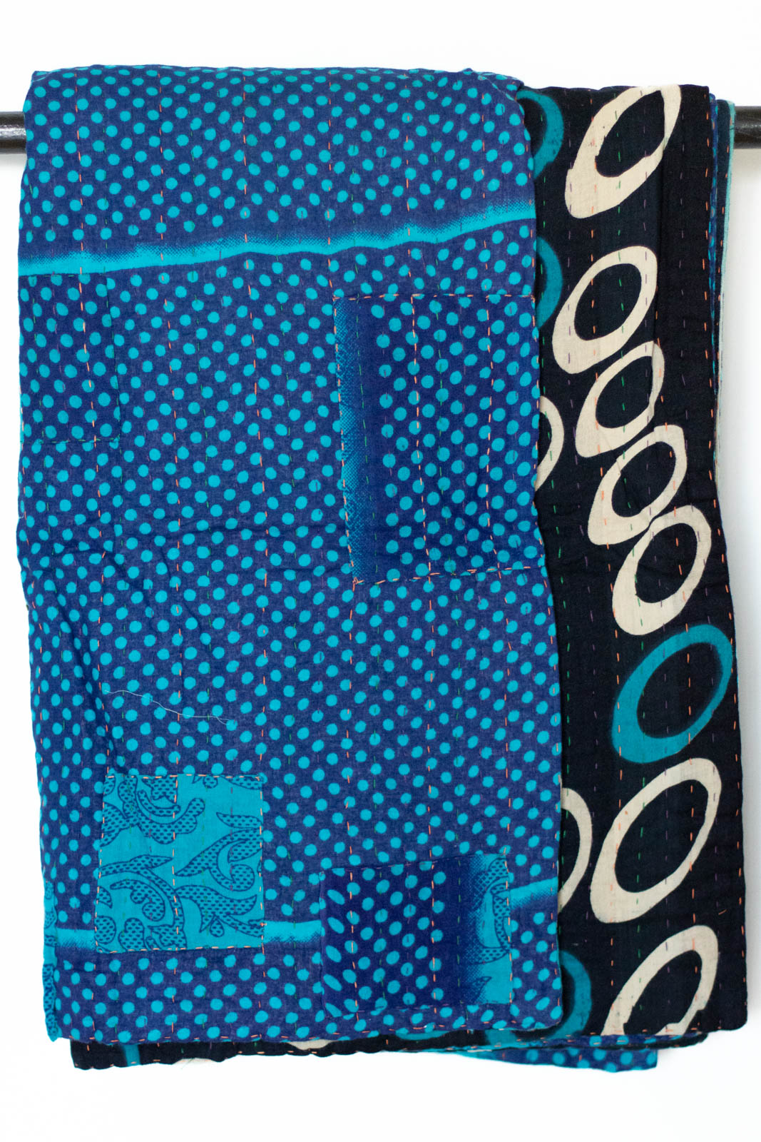 Kantha Throw Bed Quilt