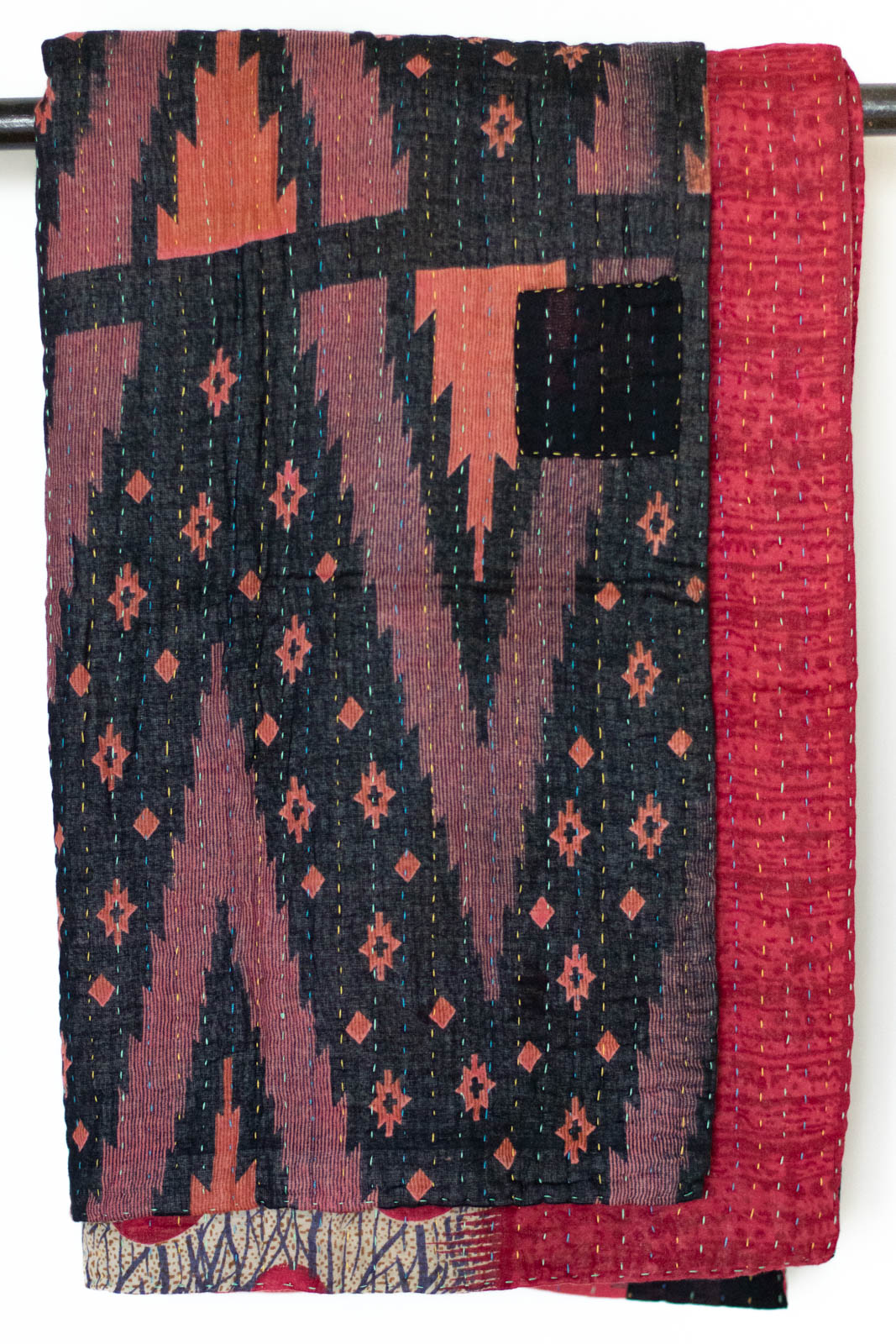 Kantha Throw Bed Quilt