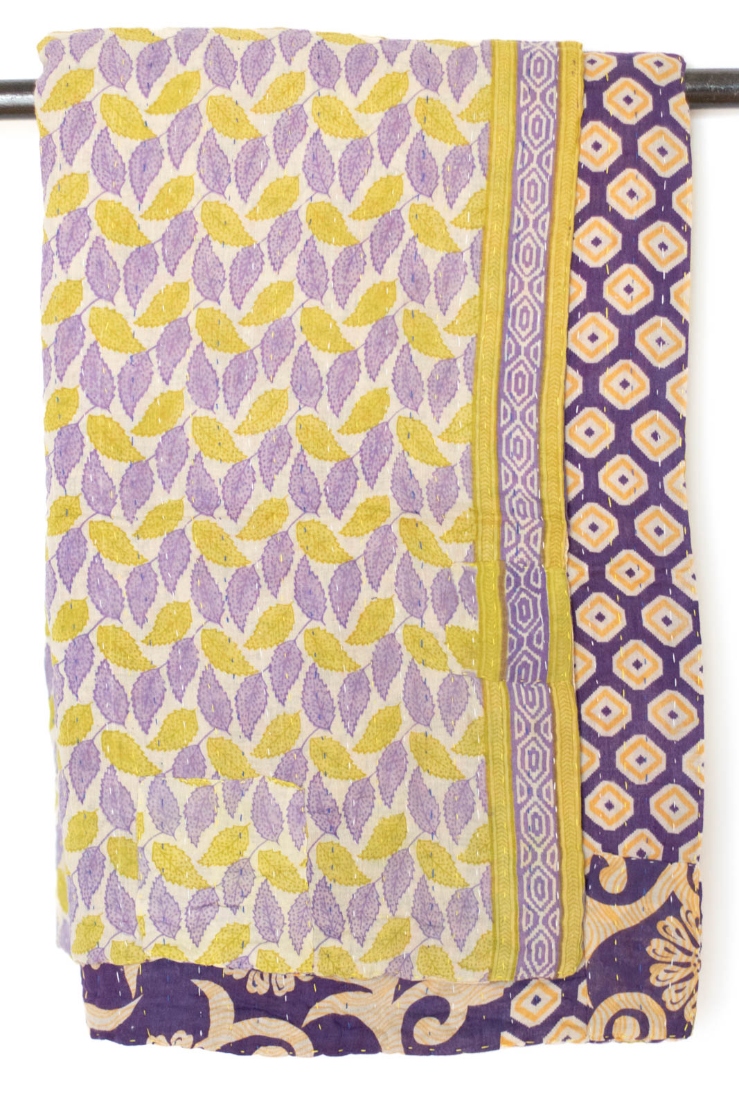 Kantha Throw Bed Quilt