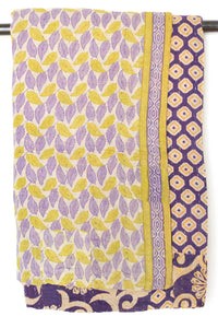 Kantha Throw Bed Quilt
