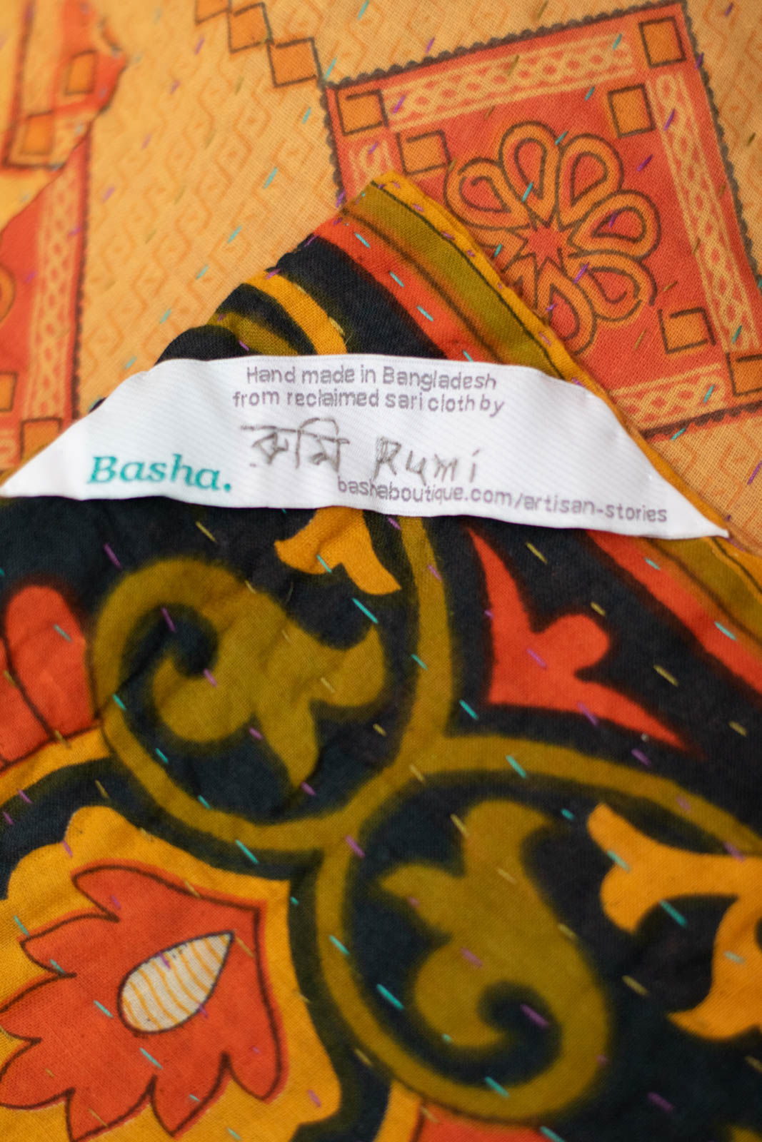 Ponder Kantha Throw