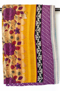 Kantha Throw Bed Quilt