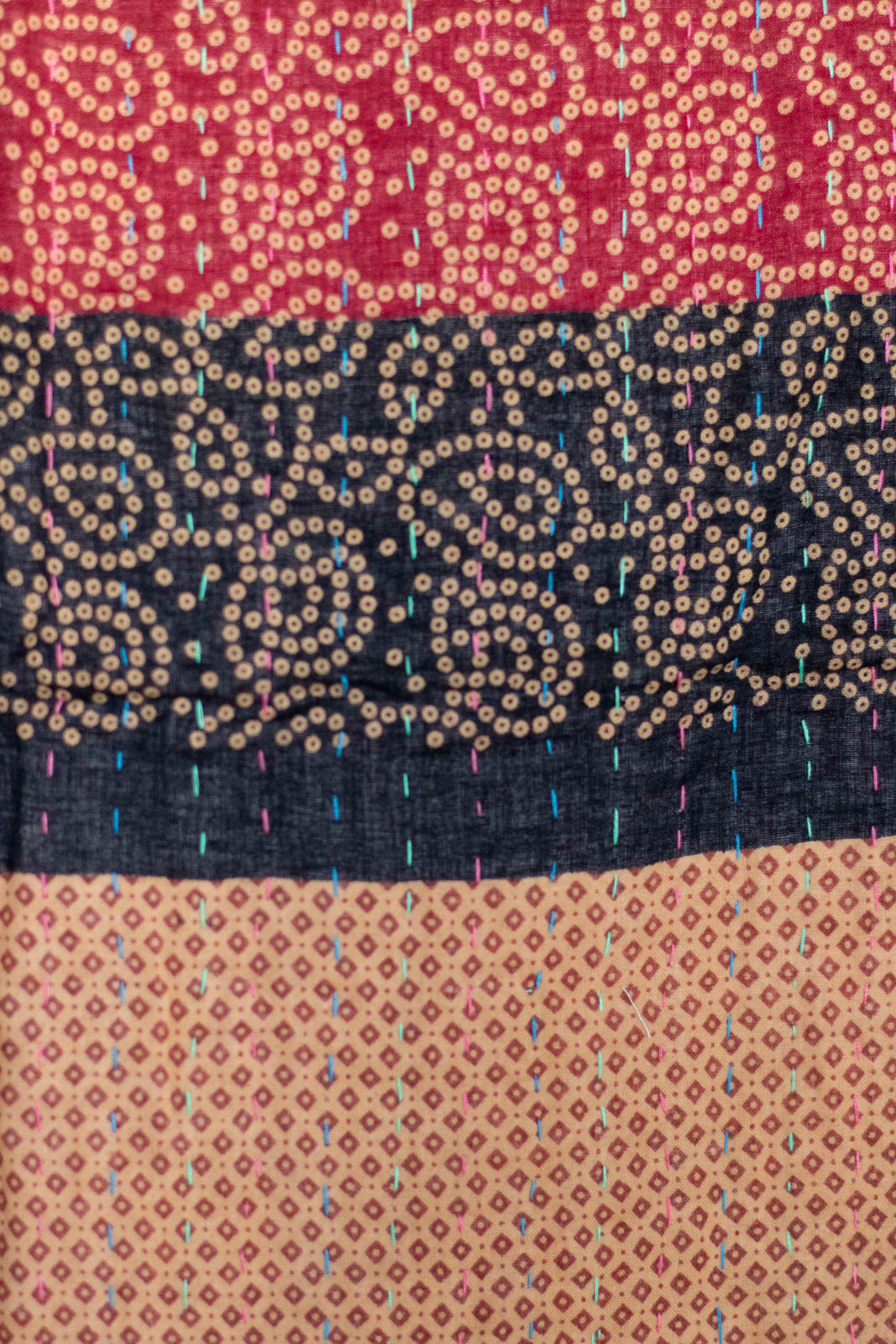 Exuberance Kantha Throw
