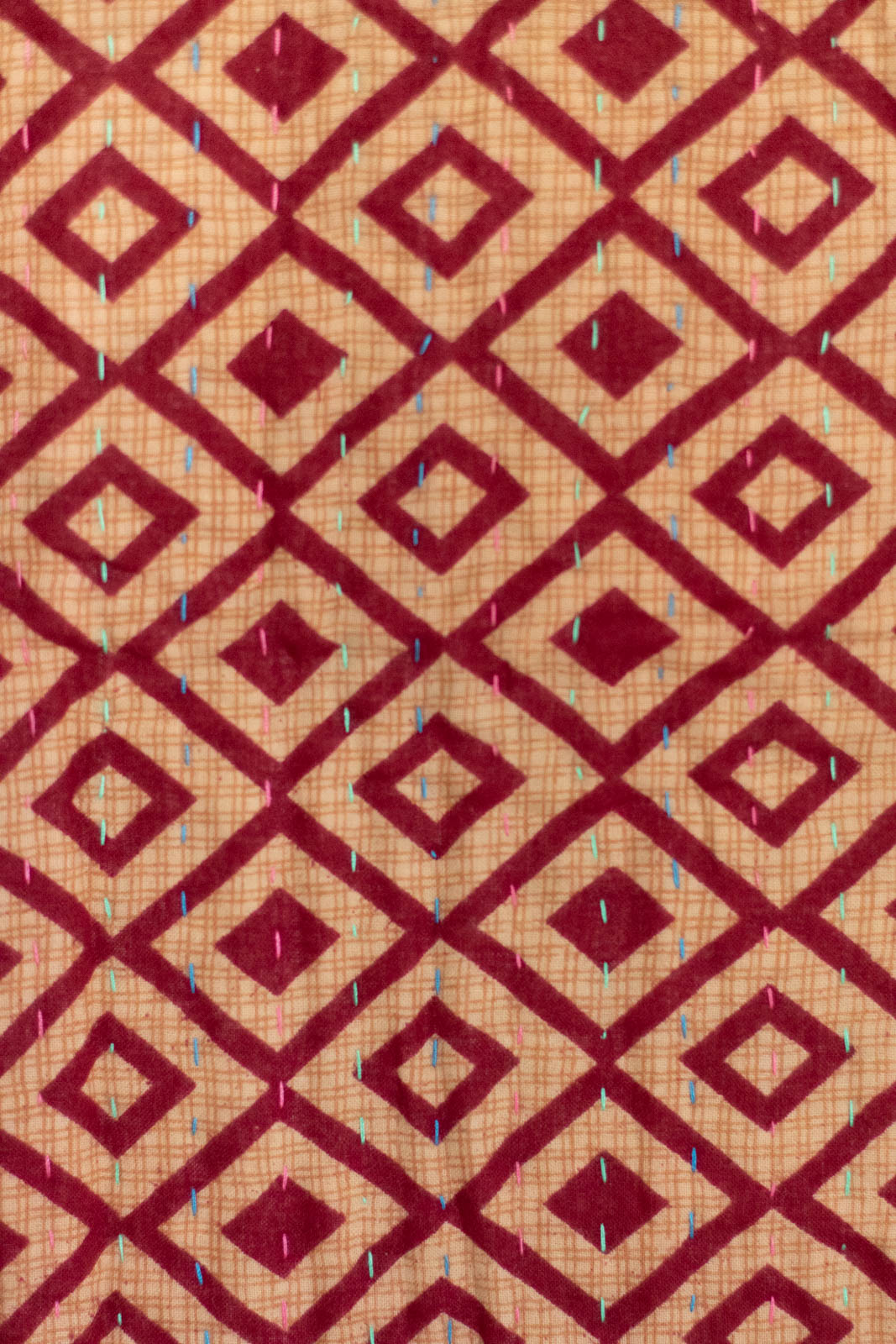 Exuberance Kantha Throw