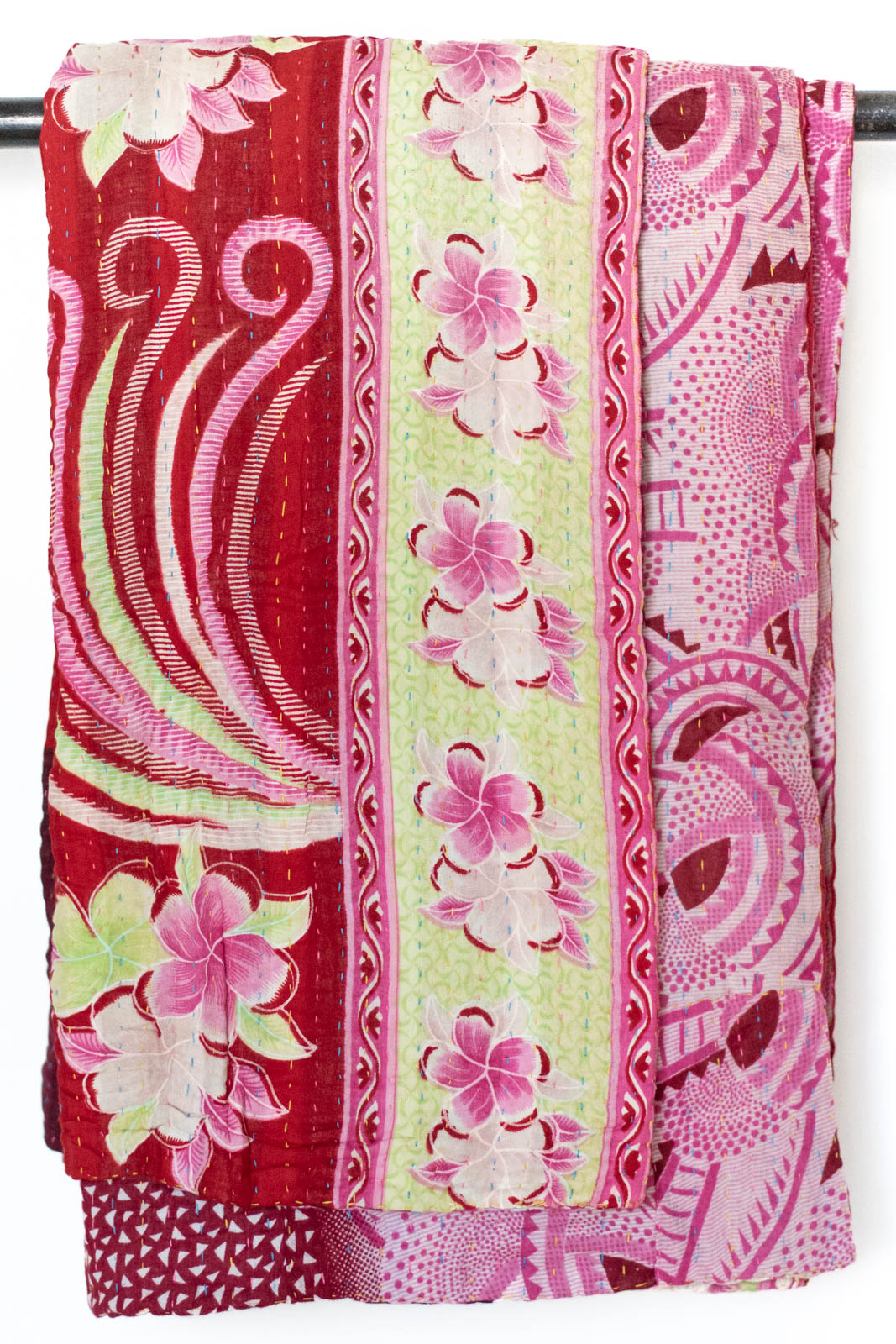 Kantha Throw Bed Quilt