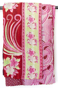 Kantha Throw Bed Quilt