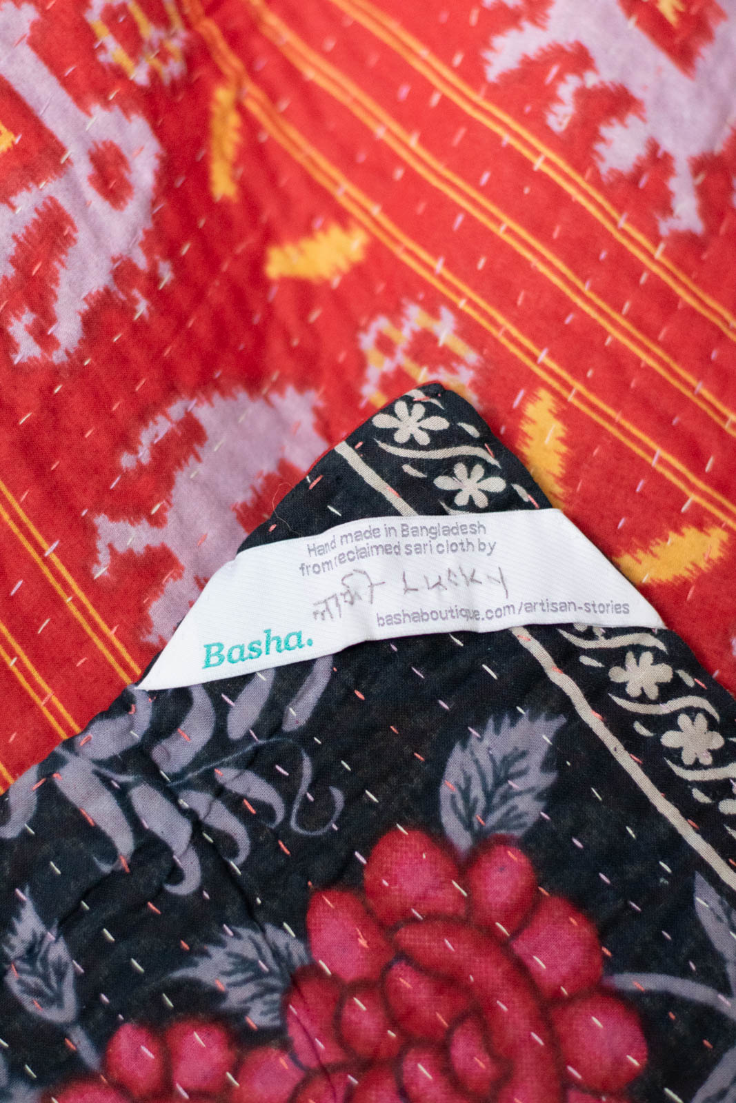 Joyous Kantha Throw