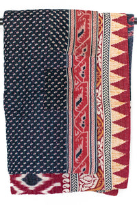 Kantha Throw Bed Quilt