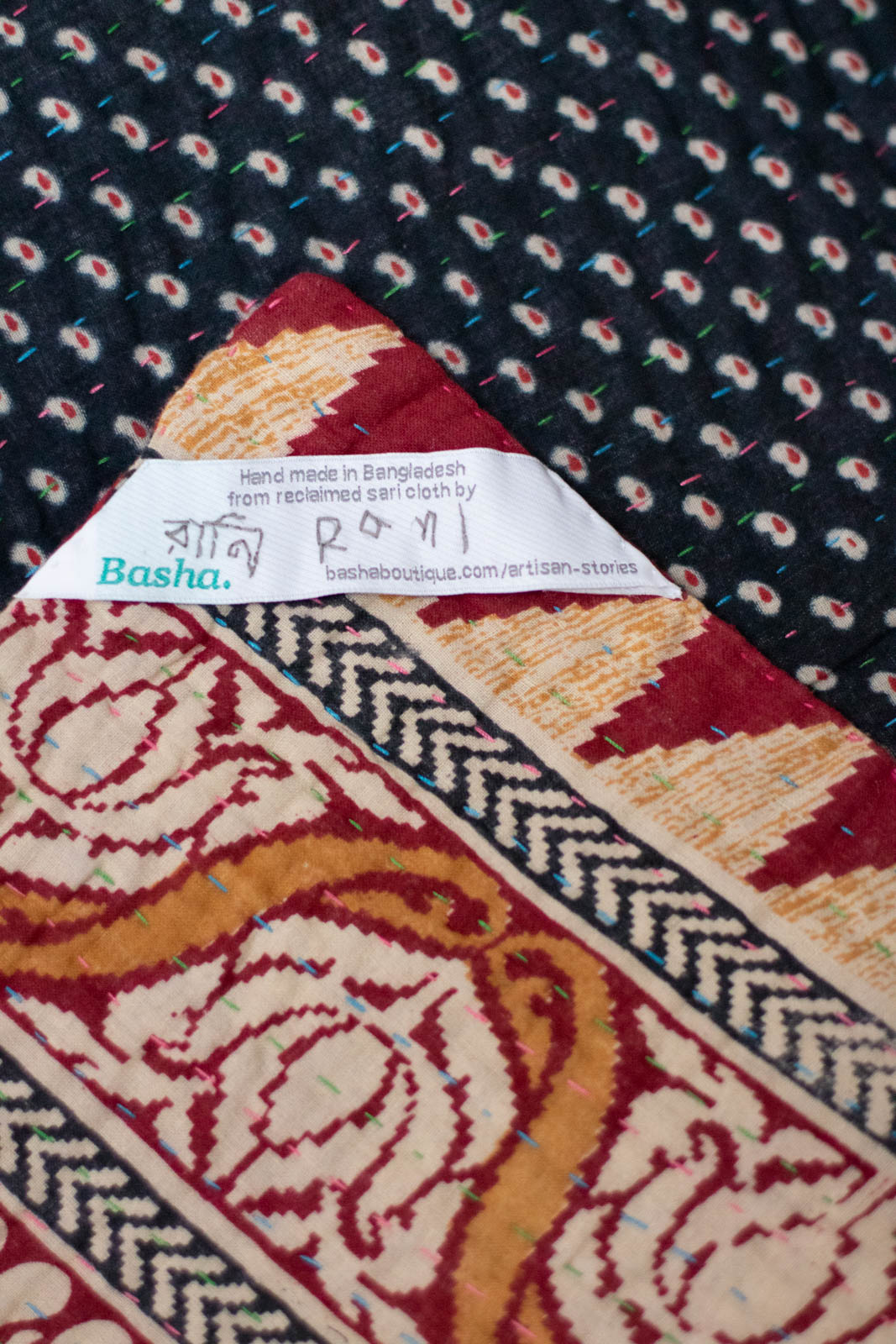 New Beginning Kantha Throw